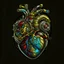 Placeholder: MULTICOLORED COMPLIMENTARY MECHANICAL HUMAN HEART, METALLIC, CLOCKWERK, STEAMPUNK, ANATOMICALLY CORRECT, RETROFUTURISTIC, CINEMATIC, DRAWN BY DAVINCI,