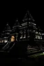 Placeholder: Devils build angkor. Night.