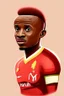 Placeholder: Sadio Mane Footballer cartoon 2d