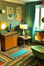 Placeholder: A vintage room embodying the essence of the 1960s