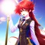 Placeholder: long red hair cute beatiful ritsuka fujimaru gudako soft face anime manga high quality upscaled shiny Fate Grand Order