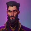 Placeholder: Portrait of a 35 year old handsome warlock