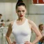 Placeholder: [Part of the series by Guy Borremans] An official still from the 2000 buddy comedy sports film, Ready to Rumble. Rose McGowan as Sasha