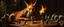 Placeholder: portrait painted by Rembrandt, stupid looking fire breathing dragon fox at banquet, big chalice, all pieces on a huge hexagonal board game with miniature trolls