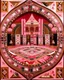 Placeholder: A pink magical casino with runes designed in Navajo baskets painted by John Brack