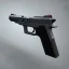 Placeholder: pistol, grey background