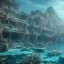 Placeholder: sunken underwater city of atlantis , fish swimming around, highly detailed, cinematic, ultra photorealistic, ultra realistic, volumetric lighting