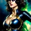 Placeholder: portrait 'beautiful Sexy Busty CatWoman',crystal clear green eyes,painting by gaston bussiere, greg rutkowski, yoji shinkawa, yoshitaka amano, tsutomu nihei, donato giancola, tim hildebrandt, oil on canvas, cinematic composition, extreme detail,fit full head inside picture,32k