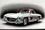 Placeholder: a true-to-life 1956 mercedes benz 300 sl roadster, centered, intricate, extreme detailed, photorealism, center view, city background, pivot on mercedes, pen and color marker painting by cheryl kelley