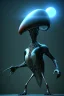 Placeholder: full length aliens clean art NFT, blender 3d