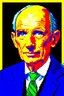 Placeholder: pop art pixels 1000 images warhol style x chairman pablo piccasso portrait