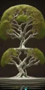 Placeholder: Vector tree set illustration a beautiful digital painting of a marble tree entertwined in tumutluous