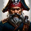 Placeholder: dnd, realistic portrait of asian gnome pirate