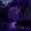 Placeholder: dark purple impressionism