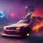 Placeholder: cyberpunk,landscape ,cars , GUITARS, cinamatic, highly detailed, close up, 4k , deep colours, gold , fire , red, purple,dark ,etheral , utopia , apocalypse, flying Cadillac, from outer space