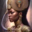 Placeholder: sango fantasy, fantasy magic, intricate, sharp focus, illustration, highly detailed, digital painting, concept art, matte, masterpiece head sexy Indonisian beauty black afro hair earth lady siver snake head Egyptian princess pyramid