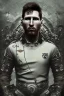 Placeholder: lionel Messi face style steampunk