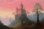 Placeholder: A pink castle of spirit mystery painted by Caspar David Friedrich