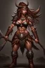 Placeholder: female barbarian god