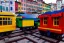 Placeholder: Lego close up Train in lego riomaggiore italy sea town lego