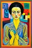 Placeholder: optical art with a bit of surrealism and the color palette of Matisse