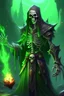 Placeholder: male undead skeleton warlock wow warcraft world affliction corruption soul chaos succubus destruction demonology agony lich green flame fel fire