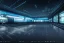 Placeholder: equirectangular projection grid of a futuristic bladerunner cyberpunk trainstation in the rain at night, volumetric lighting 4k spherical panorama realityengine photorender hyperdetailed cinematic