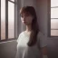 Placeholder: Study girl in university by the window ,movie, real photo realistic, unreal engine, cinematic lighting --ar 1:1 creative