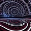 Placeholder: a luxury night club dance stage with nice fractal patterns on floor