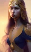 Placeholder: Arab princess , cute, beautiful, long hair, wavy hair, black eyes, head and shoulders portrait, cinematic, 8k, resolution concept art portrait by Greg Rutkowski, Artgerm, WLOP, Alphonse Mucha dynamic lighting hyperdetailed intricately detailed