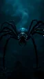 Placeholder: ,surrealism of the dark of a nightmare , hyper photorealistic, hyper detailed bright art color, high resolution, fog, octane render, tilt shift, HDRI Environment, all pictures dark gray, a spider