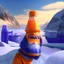 Placeholder: A juice producer wears FANTA a hat found in the place of nature in the Eskimo and in the back there are snowy icebergs HIGH DESIN IN . 8K . REALISTIC .HIGH RESLOLUTION...V4..AR 2.3