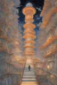Placeholder: Yumiko Igarashi, Charles Doyle, Surreal, mysterious, strange, fantastical, fantasy, Sci-fi, Japanese anime, engineer's dream, machinery, architecture, physics, detailed masterpiece