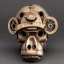 Placeholder: steampunk monkey headskull worrior