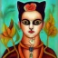 Placeholder: Portrait of a cat by kahlo