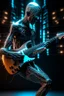 Placeholder: a picture of guitar player merge with ai