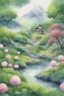 Placeholder: Aquarelle, art, fantasy, clover, beautiful style, Japan