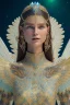 Placeholder: A portrait of a crystalline woman smiling, with wings, mythical,fantasy, magnificent, majestic, very happy, highly intricate, Realistic photography, incredibly detailed, ultra high resolution, 8k, complex 3d render, cinema 4d