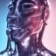 Placeholder: cyberborg, head, women, portrai, tron