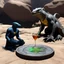 Placeholder: [Star Trek universe] drinking Saundy Saurian Brandy on a tombe stone