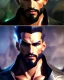 Placeholder: Akshan from League of Legends, Male, full-scale head and shoulders portrait, 8k resolution concept art portrait by Greg Rutkowski, Artgerm, WLOP, Alphonse Mucha dynamic lighting hyperdetailed intricately detailed Splash art trending on Artstation triadic colors Unreal Engine 5 volumetric lighting Splash art fantasy