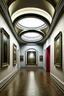 Placeholder: 3D Shoot Museum of Paintings The shape of the hall is oval