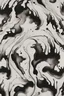 Placeholder: White plain fluid, inkblot
