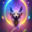 Placeholder: Pleiadean doge with glowing aura