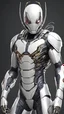 Placeholder: A realistic white Ant-man in a titanium cybernetic suit, detalhado, designe perfeito, alta qualidade arestas perfeitas e simetricas ::n_desenho de estilo, Low-quality imperfection, boneco, game, anime