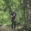 Placeholder: man reflexing in nature