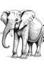 Placeholder: Coloring page elephant