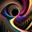 Placeholder: beautiful mockap graphic sifi ,colorful ,artistic, math,nice 3d fractal recursive art