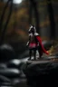 Placeholder: portrait of black knight on horse with red feather on stone bridge in mountain pass in forest,shot on Hasselblad h6d-400c, zeiss prime lens, bokeh like f/0.8, tilt-shift lens 8k, high detail, smooth render, down-light, unreal engine, prize winning