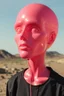 Placeholder: plastic balloon human faces, science fiction